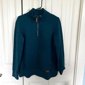 LL Bean Quilted Pull Over - Admiral Blue